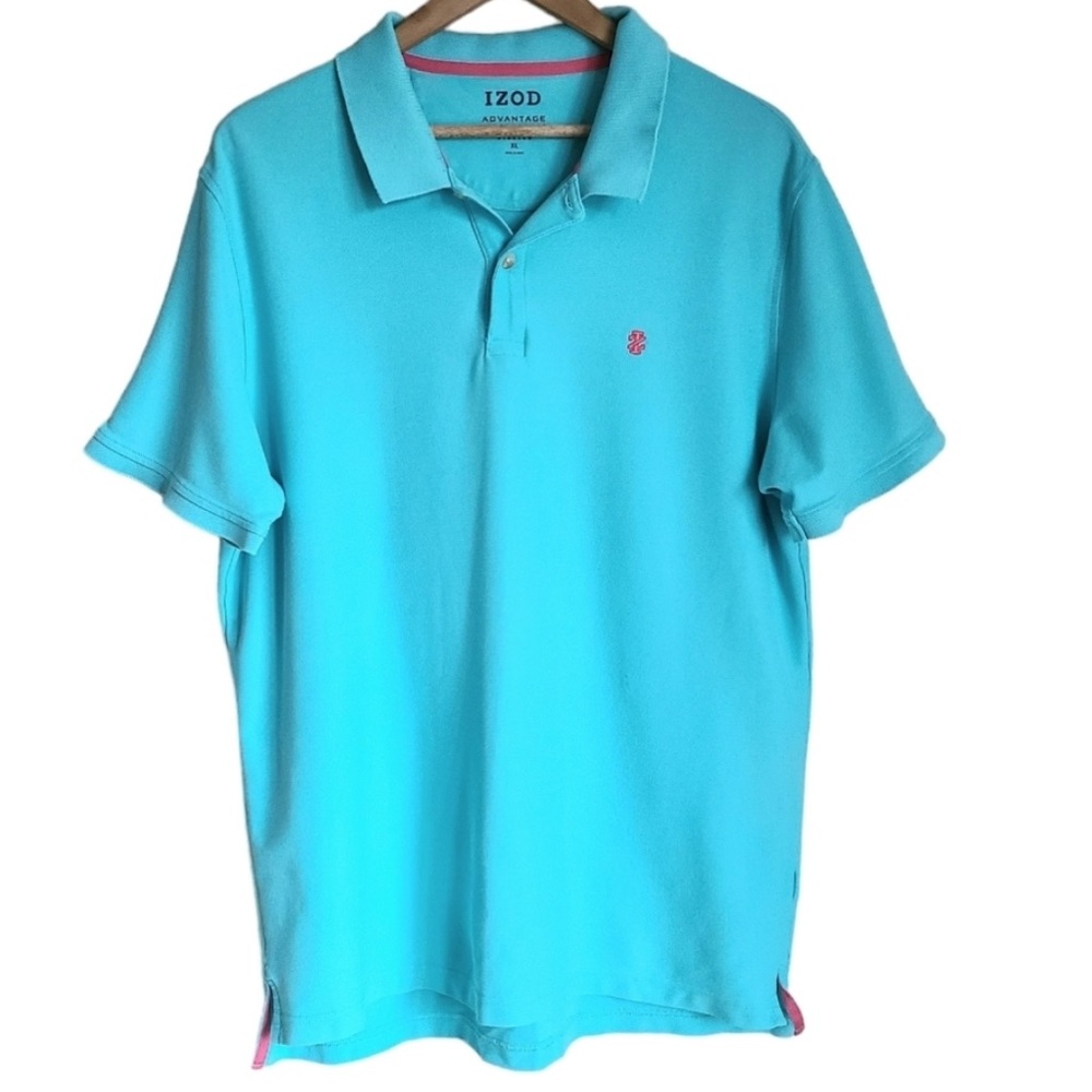 izod advantage performance stretch polo shirt mens size Small